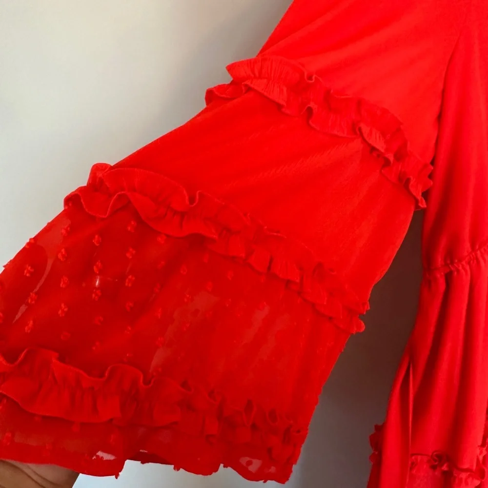Alexis X Target Orange Ruffle Dress - Picture 7 of 12
